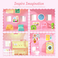 Randhar Dreamy Dollhouse backyard slide for active outdoor-inspired play