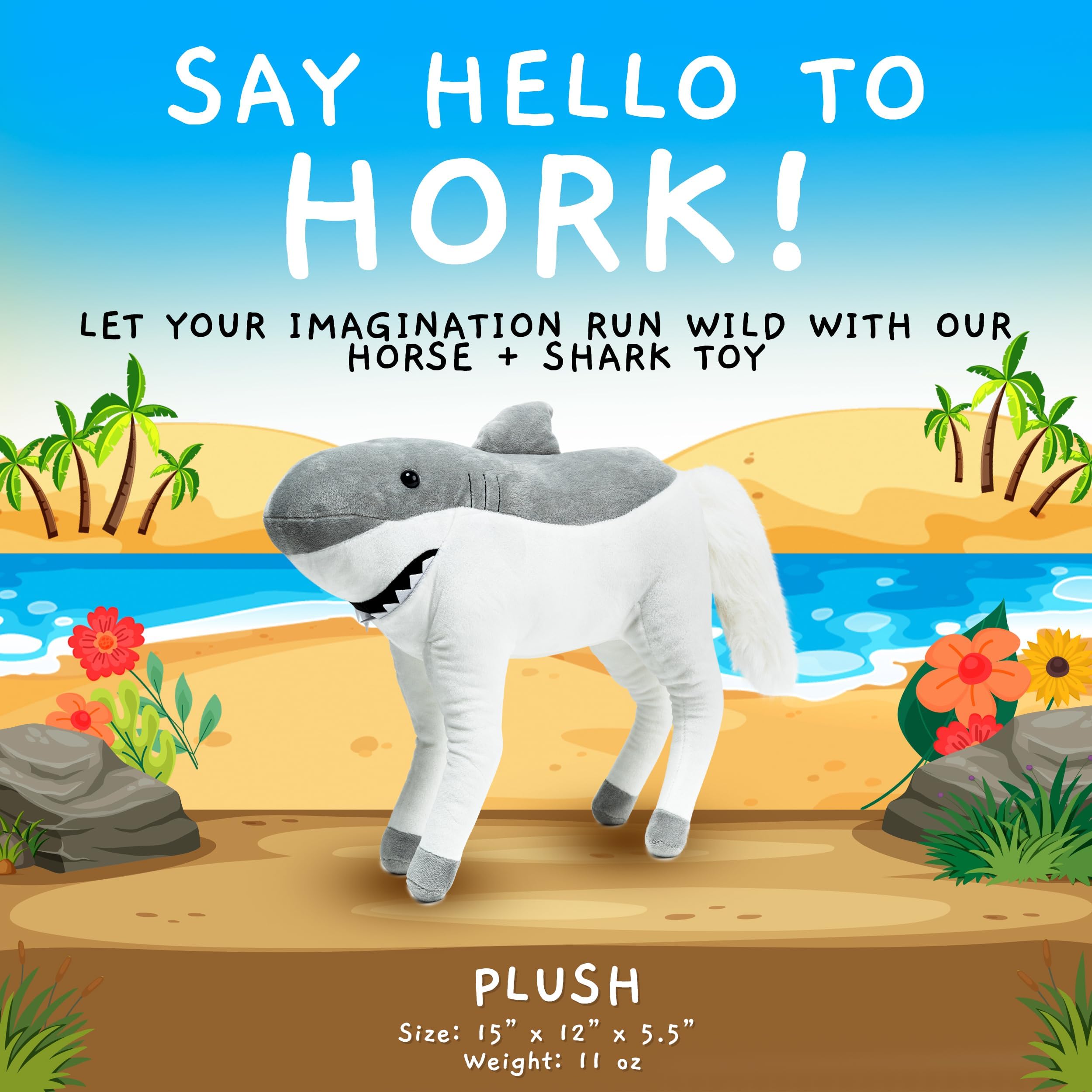 Randimals Hork colorful design appeals to kids and collectors seeking a unique plush.