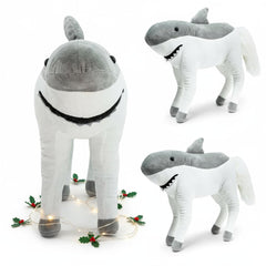 Randimals Hork horse-shark plush offers cuddly comfort for cozy playtime.