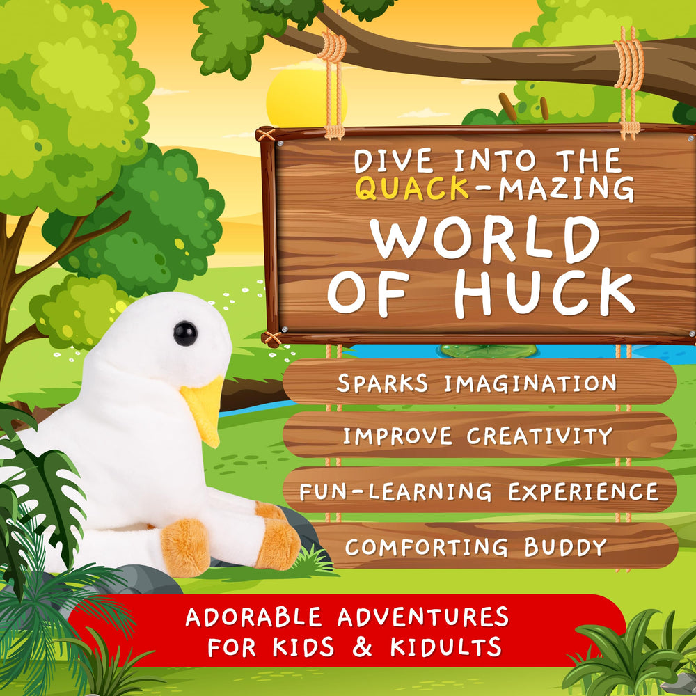 Randimals Huck plush suited for bedtime cuddles and comforting travel companions.