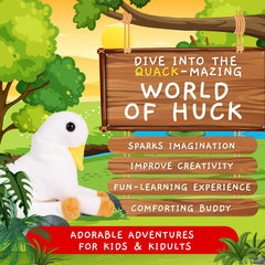 Randimals Huck plush suited for bedtime cuddles and comforting travel companions.