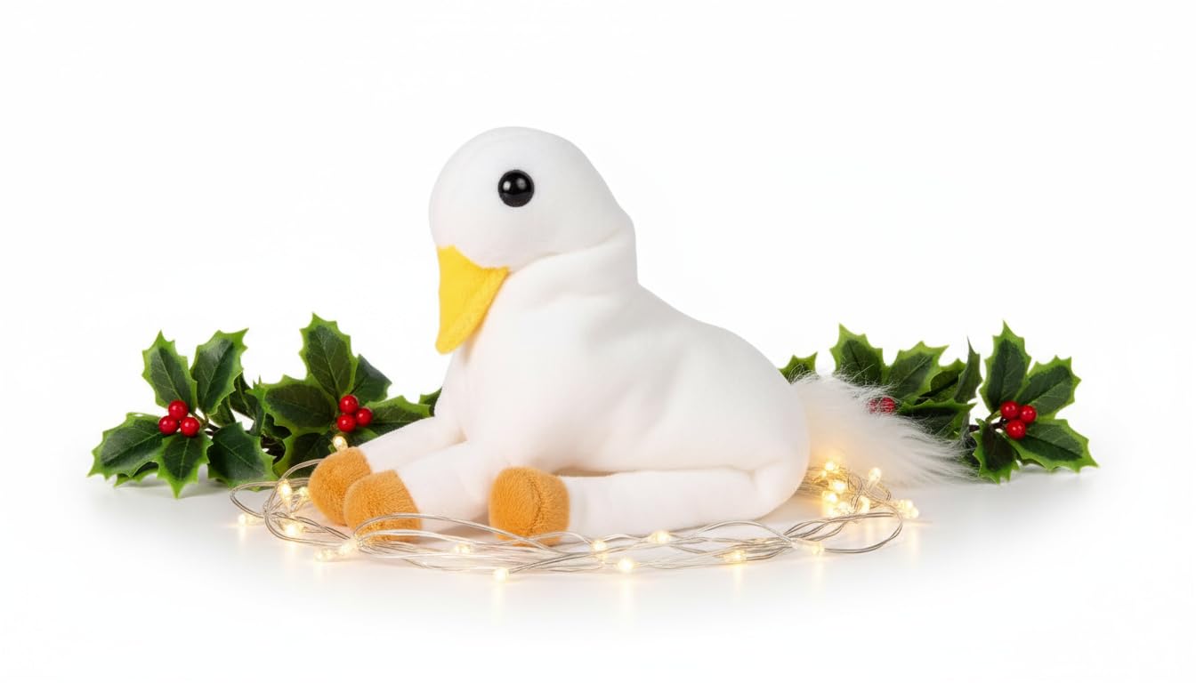 Randimals Huck plush horse-duck face close-up shows soft, inviting fabric for cuddles.