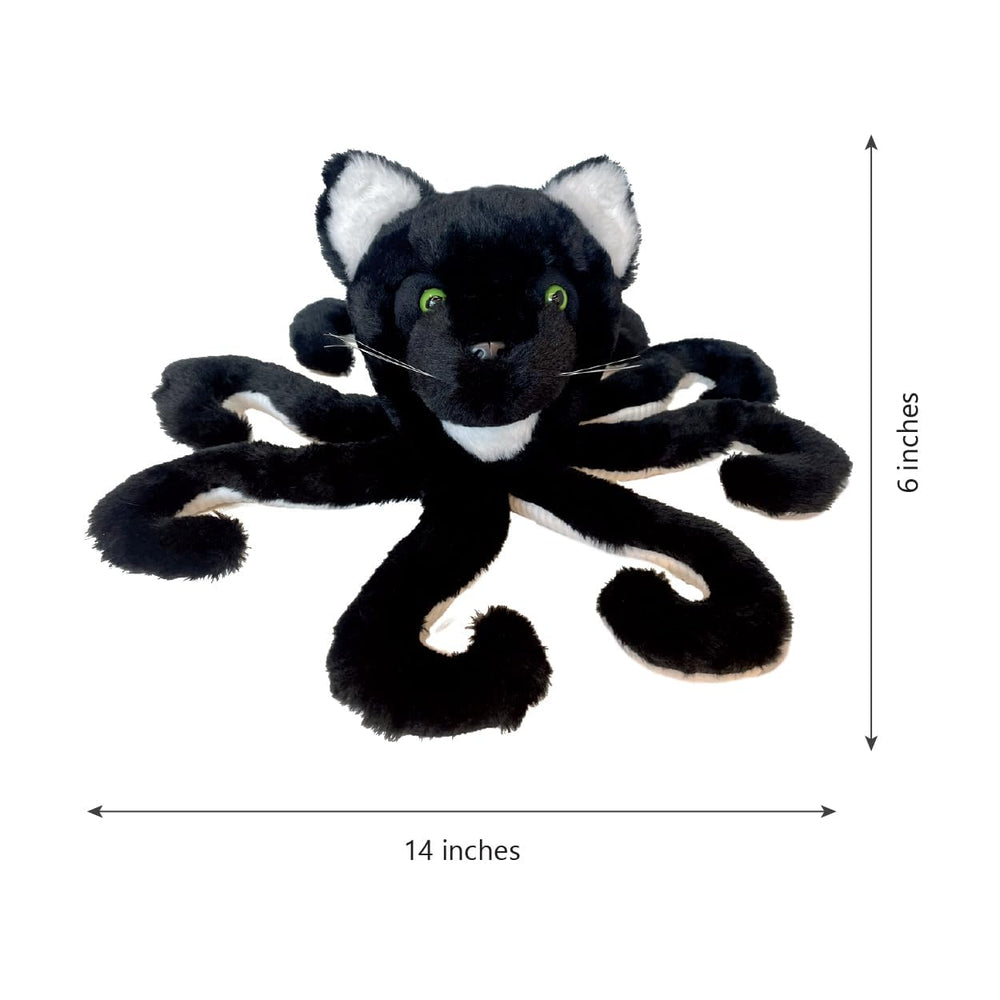 Randimals Octopuss-Pussycat plush close-up fabric reveals premium materials and careful stitching.