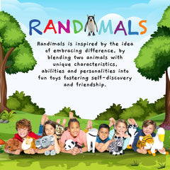 Randimals P-Dawg mini-figurine display fits on shelves.
