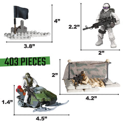 RANI PRIZE Snow Scout figure ideal for snowy battle scenes and storytelling.
