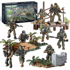 RANI PRIZE Special Forces jungle troopers ready for imaginative play and storytelling.