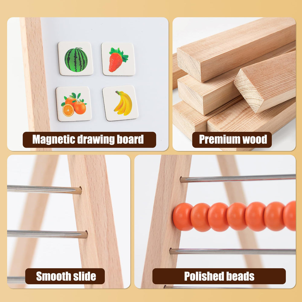 Ranqibo enhances hand-eye coordination while exploring basic arithmetic through interactive play.