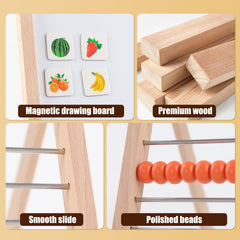 Ranqibo enhances hand-eye coordination while exploring basic arithmetic through interactive play.