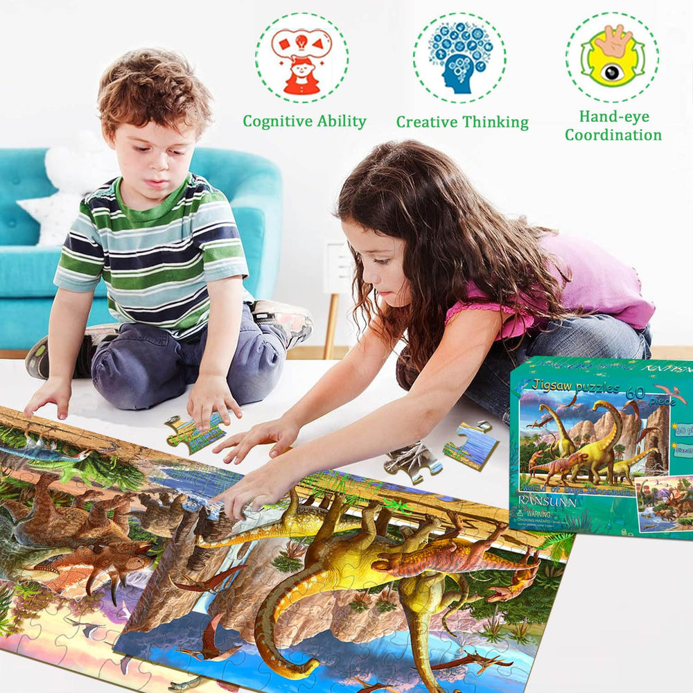 RANSUNN puzzle finished size helps for quick storage and display.