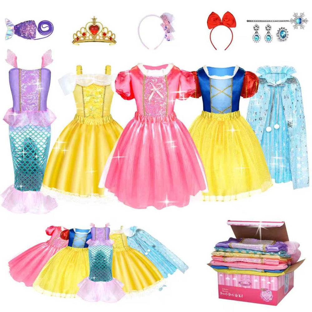 Ranzyfa princess dress-up set package for imaginative play and storytelling