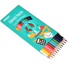 Rarlan color pencils showing 12-color range for kids.