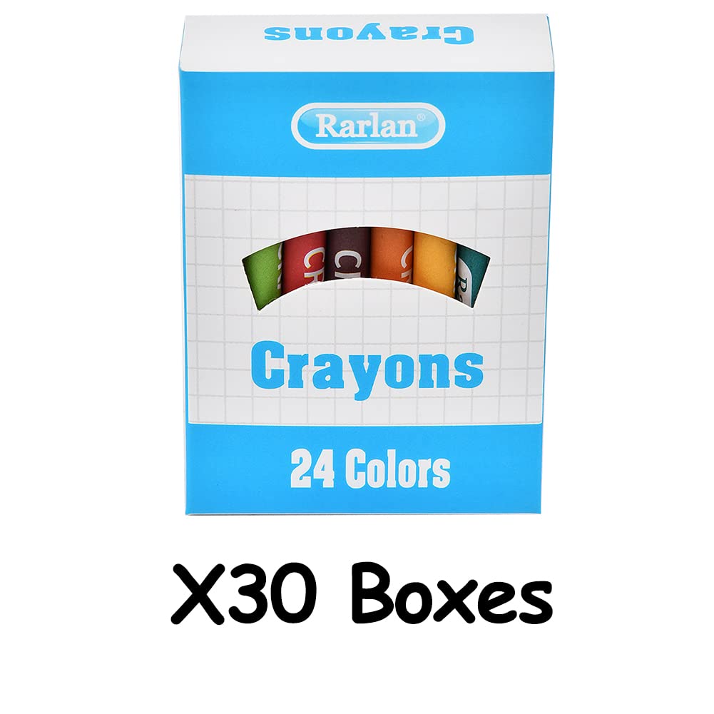 Rarlan Crayons individual storage boxes keep colors organized between uses.