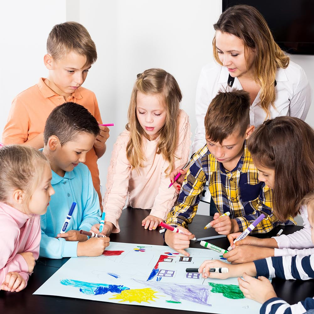 Rarlan kid-friendly markers suitable for ages 3 and up and creative play