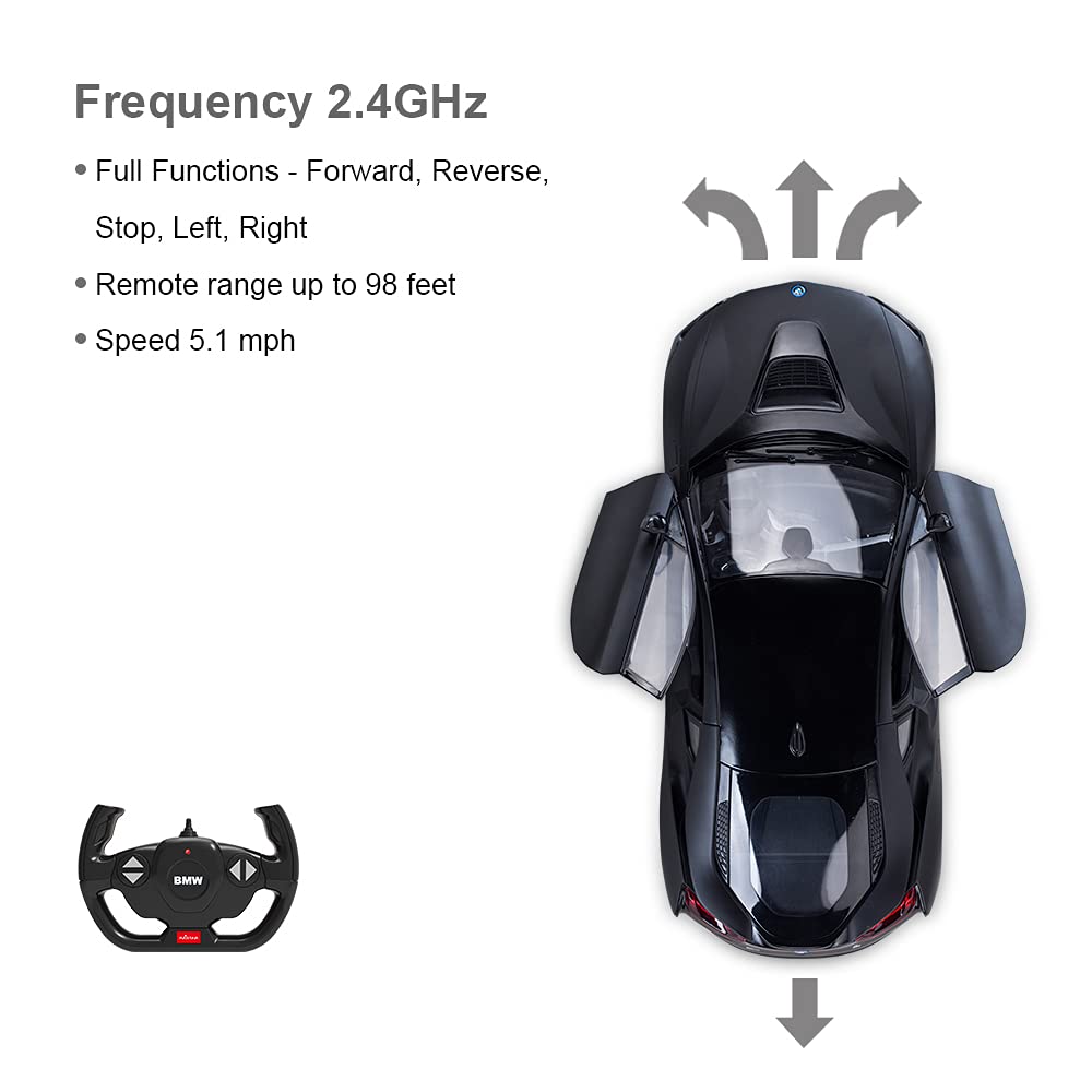 RASTAR BMW i8 RC car rear differential mechanism for smooth turns