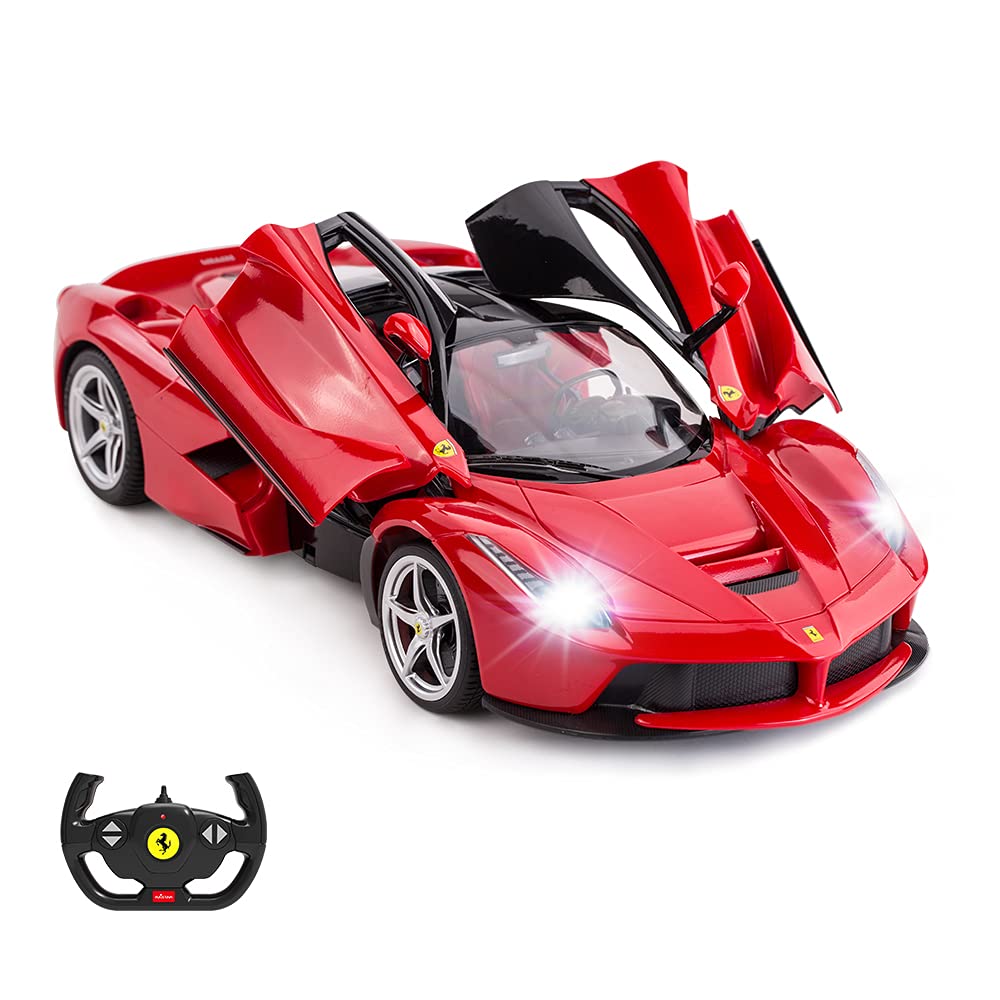 RASTAR Ferrari Laferrari front view shows licensed exterior for display and play.