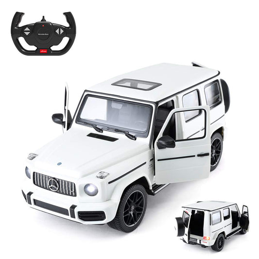 RASTAR Mercedes-AMG G63 RC, front view shows authentic scale detail for dynamic play.