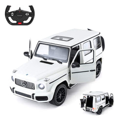 RASTAR Mercedes-AMG G63 RC, front view shows authentic scale detail for dynamic play.
