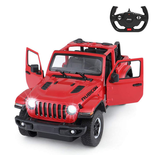 RASTAR Wrangler RC licensed red model for collectors and display.
