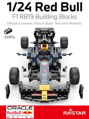 RASTAR Oracle RedBull F1 1/24 close-up of detailed bricks