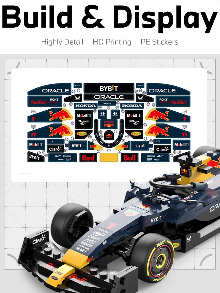 RASTAR Oracle RedBull F1 1/24 packaging image, gift-worthy presentation