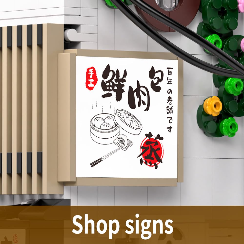 RAVAYO Japanese street scene diorama elevates room decor and play