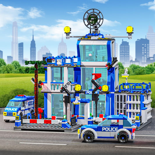 RAVAYO Police car building bricks spark imaginative, fast-paced storytelling sessions.