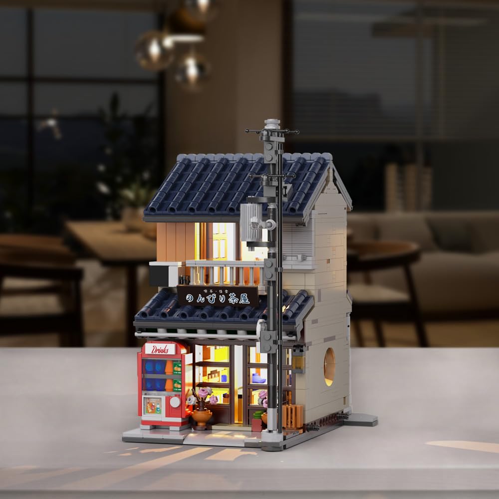 RAVAYO tea house scene model for display and storytelling.