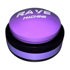 RaveMachine light-up button glows in sync with music for playful party moments