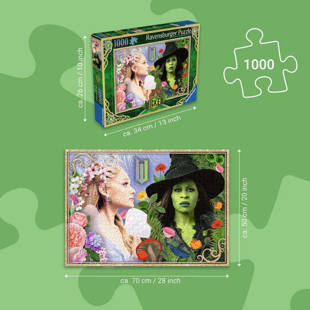 Ravensburger 1000-piece puzzle spread on table invites collaborative evenings.