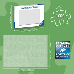 Ravensburger Enchanted Rose close-up from Beauty and the Beast puzzle evokes magical detail.