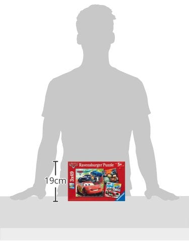 Ravensburger Disney Cars puzzle: Dusty Rusteze pit stop scene fuels excitement and practice.