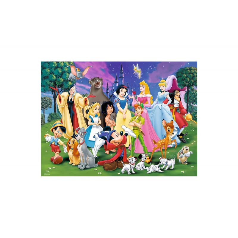 Ravensburger Disney Favourites 200-piece puzzle completed scene, capturing magical Disney memories.