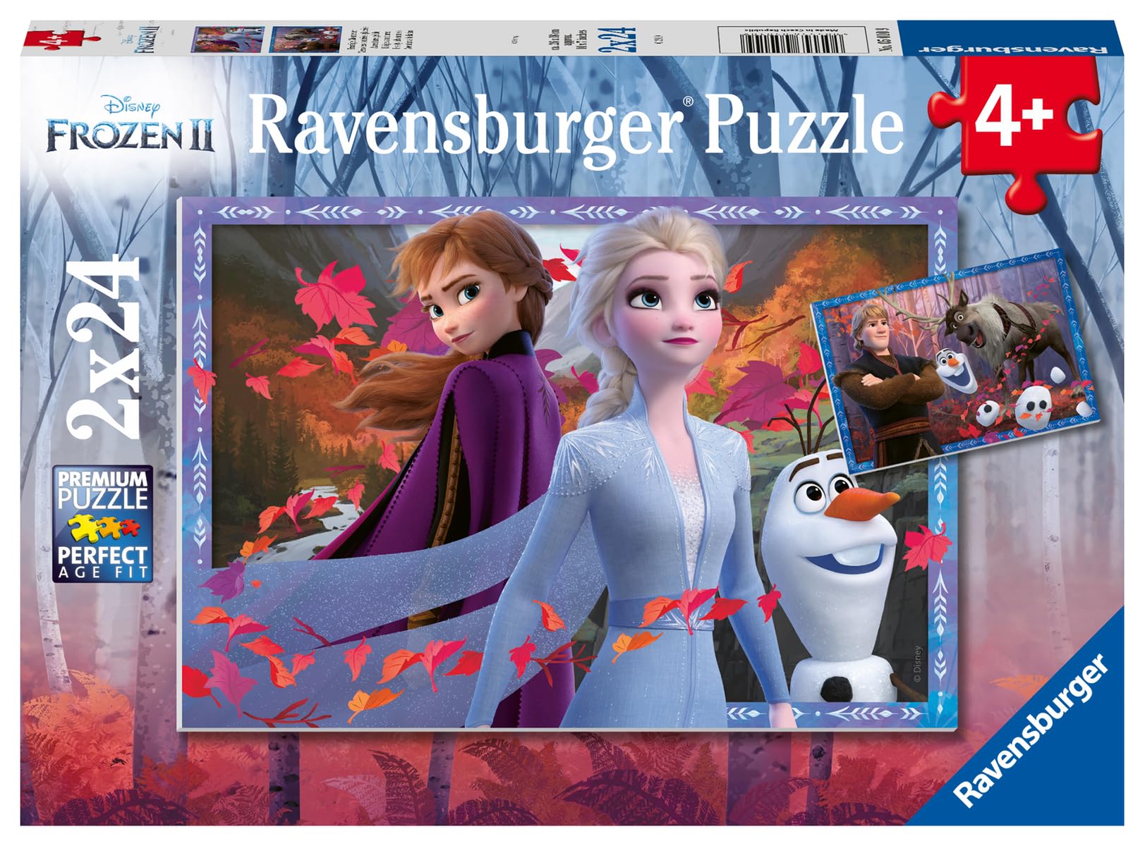 Ravensburger Disney Frozen 2 Adventure Puzzles with unique pieces for focused kid play.
