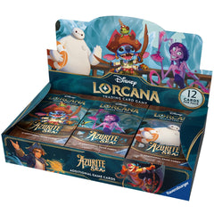 Ravensburger Disney Lorcana Azurite Sea booster display for collectors and fans