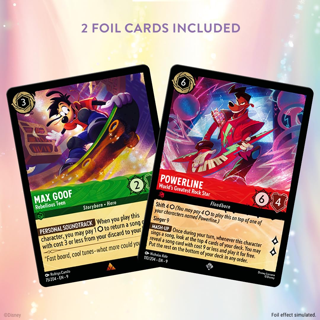 Ravensburger Disney Lorcana Fabled deck Ruby vibrant visuals for immersive play