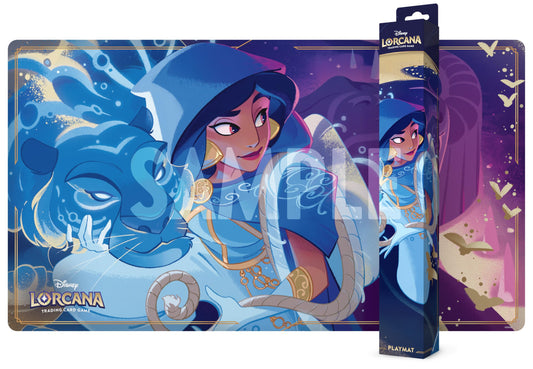 Ravensburger Jasmine steady strategist playmat for Lorcana; protects cards during games
