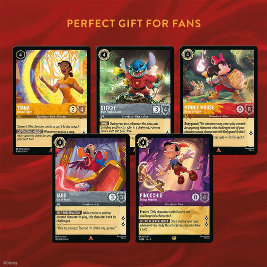 Ravensburger Disney Lorcana Trove card dividers organize decks for quick access