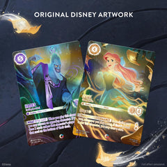 Original Disney artwork highlights from the Whispers in the Well card collection.