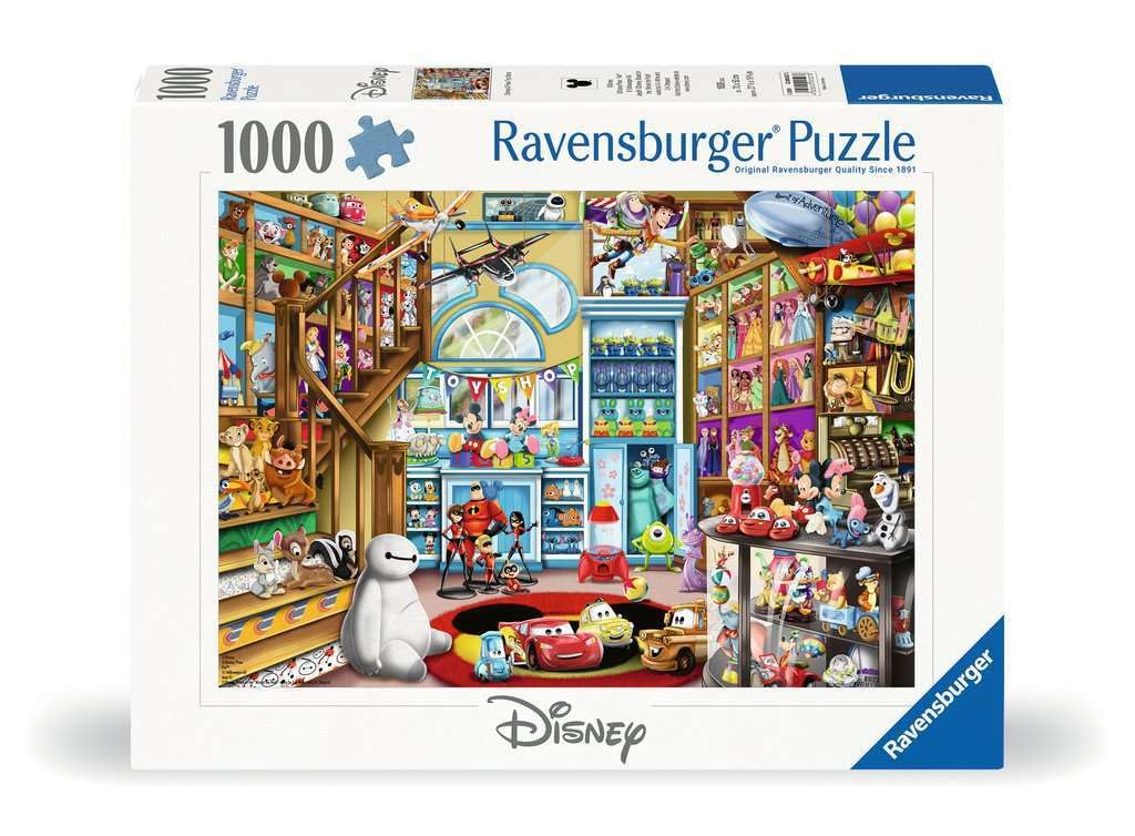 Ravensburger Disney-Pixar Toy Store puzzle featuring Woody and Buzz Lightyear for engaging family puzzle time