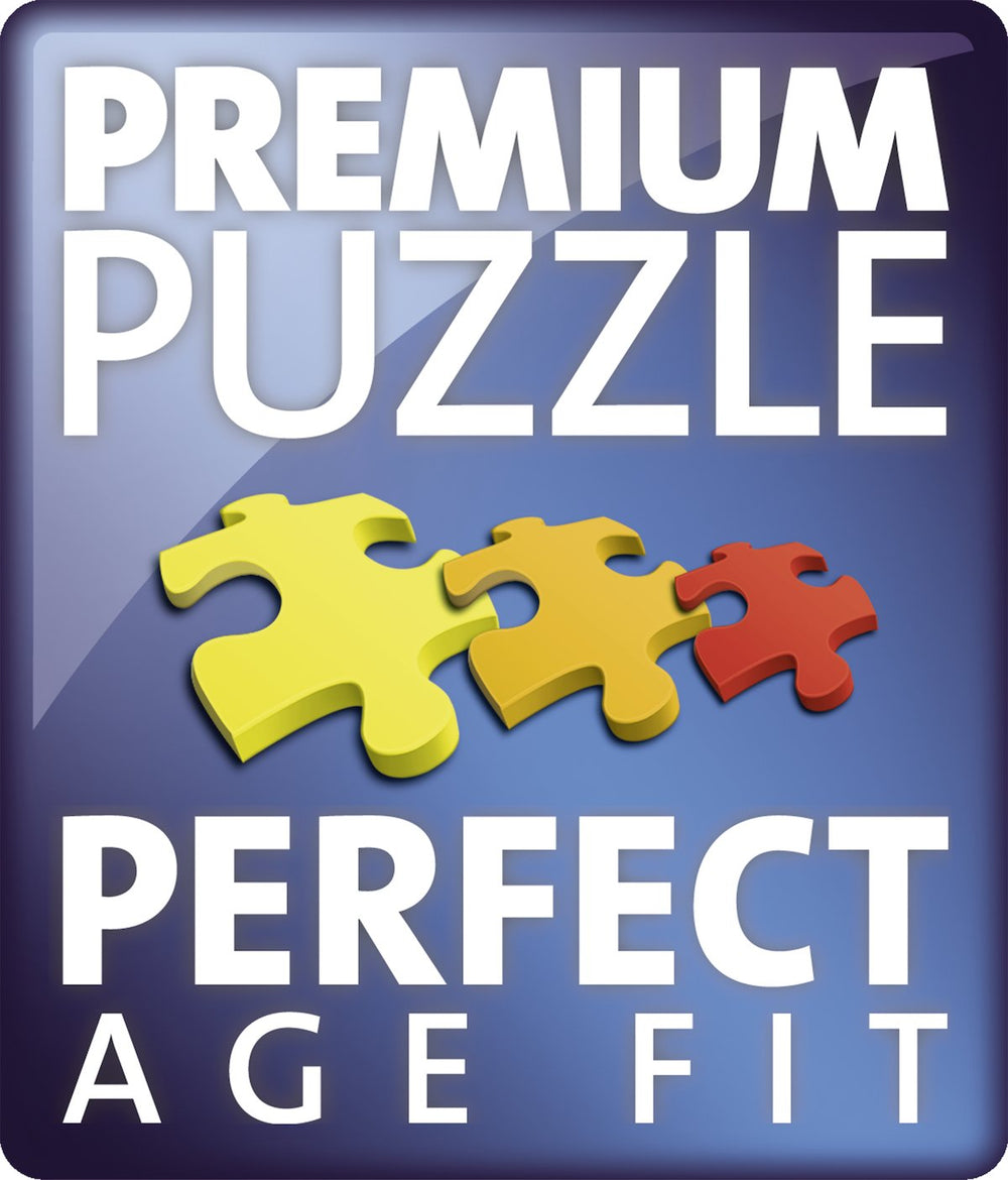 Ravensburger puzzle anti-glare cardboard supports comfortable solving sessions.