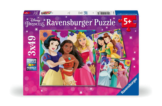 Ravensburger Disney Princess Girl Power puzzle set cover with vibrant pieces for screen-free play
