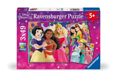 Ravensburger Disney Princess Girl Power puzzle set cover with vibrant pieces for screen-free play