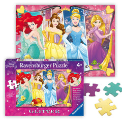 Ravensburger Disney Heartsong ballgown glitter puzzle for screen-free family bonding.