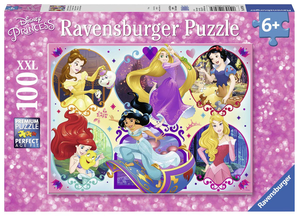 Ravensburger Disney Princesses puzzle promotes concentration and cognitive skills for kids