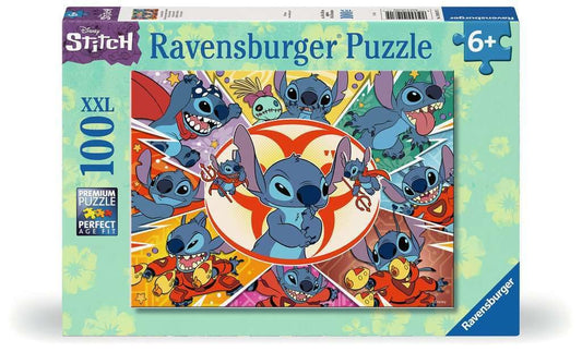 Ravensburger Disney Stitch in My World XXL puzzle cover for family fun and learning