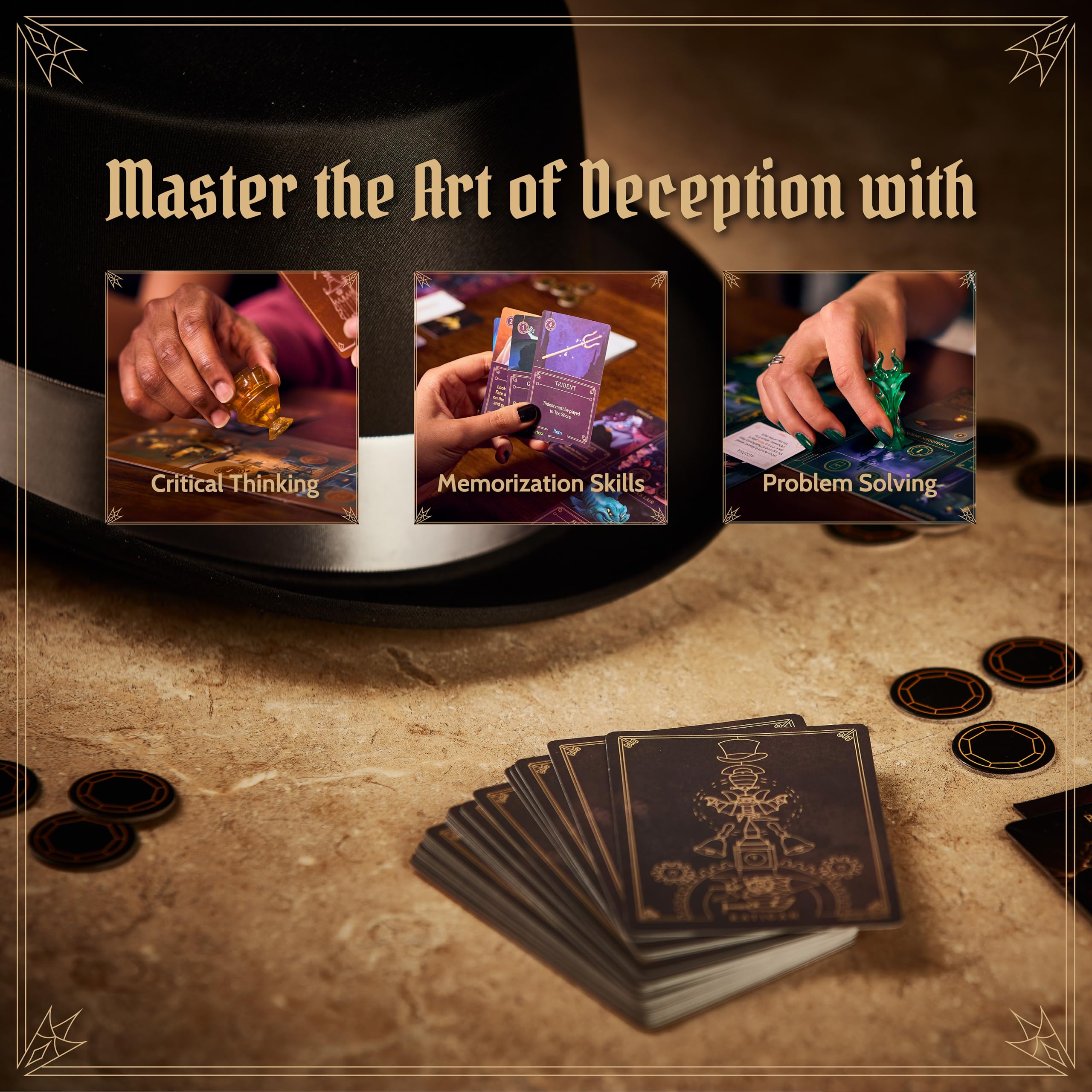 Ravensburger Disney Villainous boards and cards for durable, repeatable play