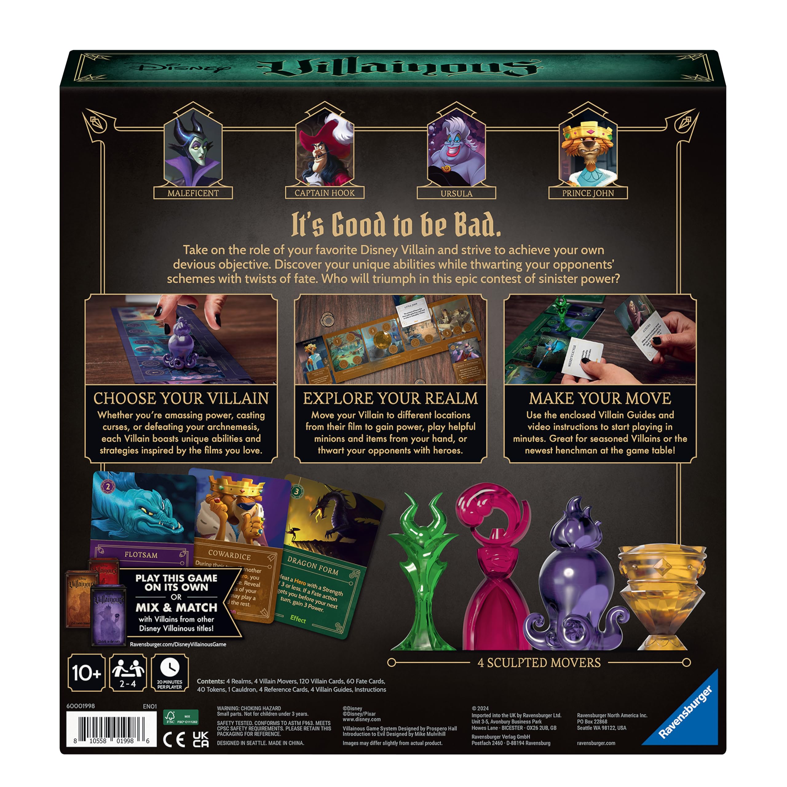 Ravensburger Lorcana promo card included with Introduction to Evil for collectors