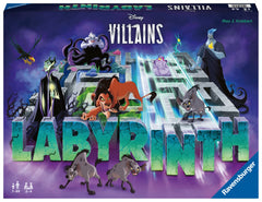 Ravensburger Disney Villains Labyrinth maze tiles arranged for a new challenge.
