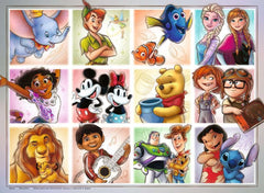 Ravensburger Disney XXL large-piece close-up highlighting easy handling and focus.