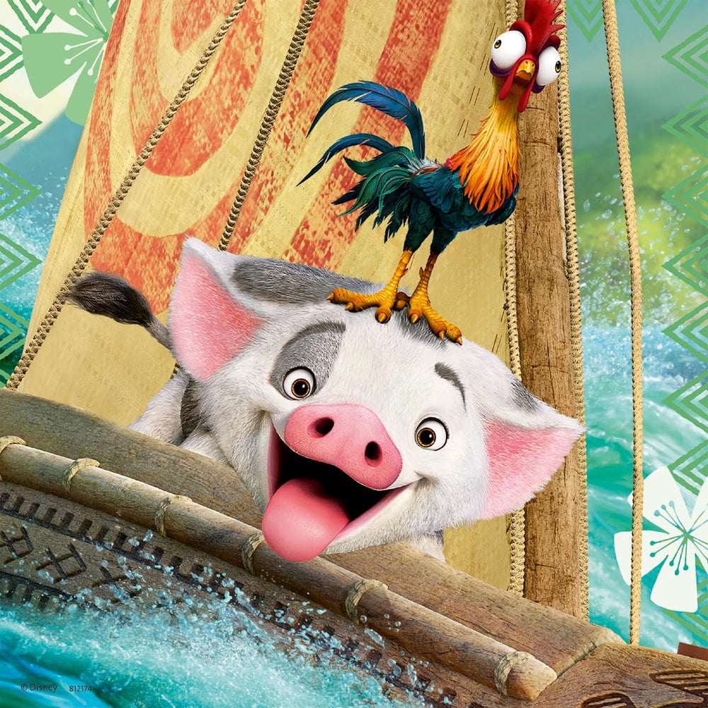 Ravensburger eco-friendly cardboard Moana puzzle supports sustainable crafting and gentle play.